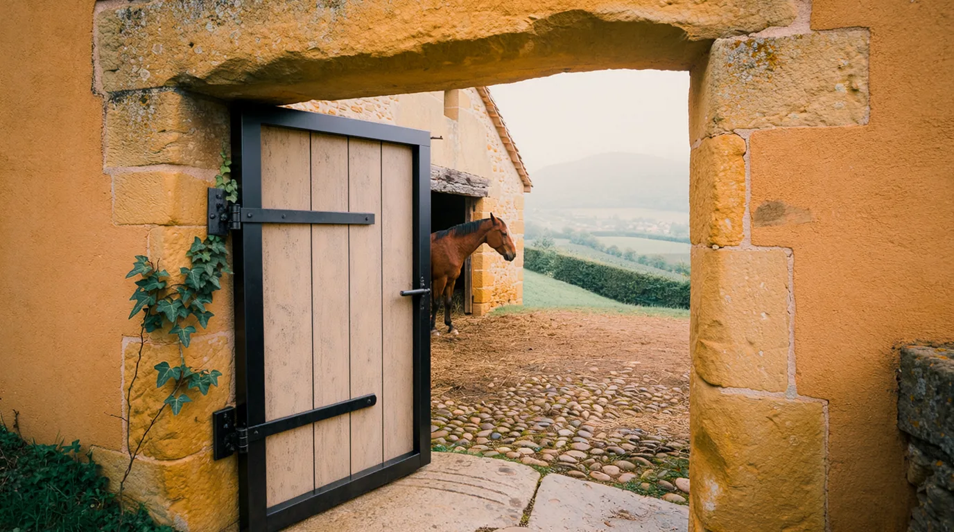 Entrée, Poney Club Échenevex, centre équestre à Échenevex